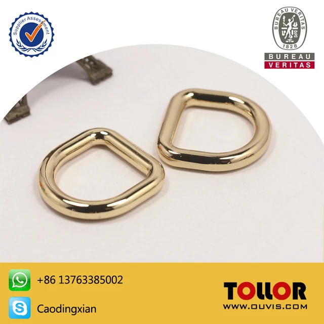 High Quality Pressure Casting Gold Hardware D Rings For Handbag High Quality Pressure Casting Gold Hardware D Rings For Handbag Accessories Silver Stainless Metal
