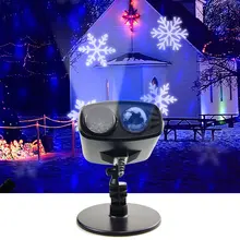 Рождественский светильник s, уличный водонепроницаемый Светодиодный прожектор в виде снежинки, сказочный светильник, новогодние украшения для дома и сада