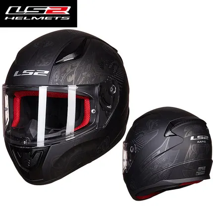 Мотошлем LS2 FF353 alex barros полный шлем мотоцикла ABS безопасная структура LS2 быстрая уличная гоночные шлемы ECE одобрение - Цвет: Gray snake cave