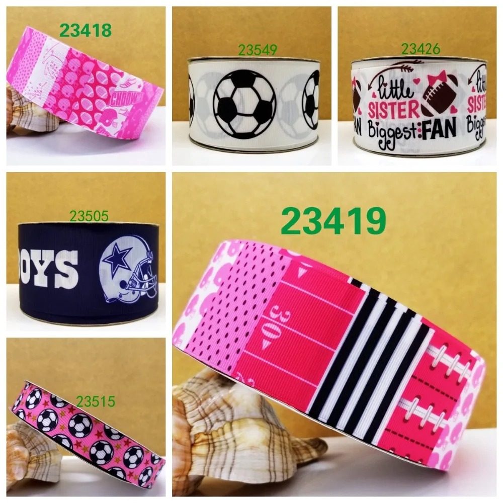 

Free shipping 50 yard cartoon printed grosgrain ribbon 23418