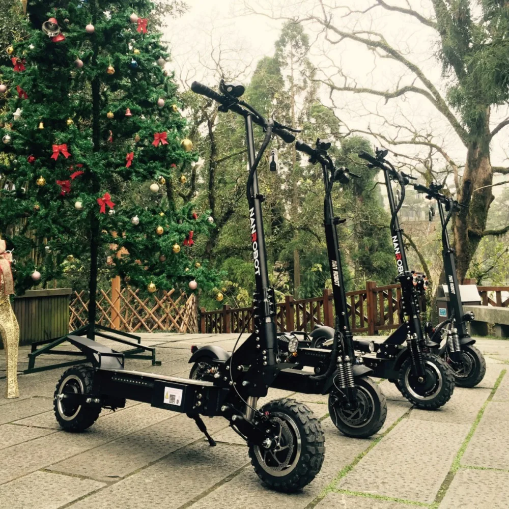 NANROBOT RS4 Электрический скутер для взрослых 11 дюймов 60 в 31 2ач 3200 Вт портативный
