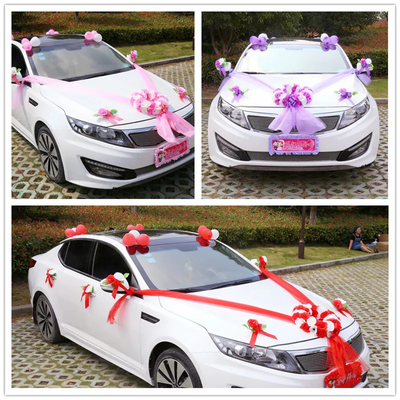 Buy DIY Artificial Flowers Wedding Car Decoration Flower Valentine's Day Fake