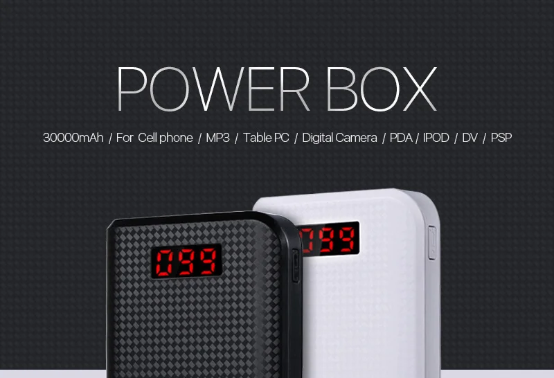 Remax Proda светодиодный 30000 мАч power bank 30000mAh аккумулятор USB портативный внешний аккумулятор зарядки планшетов xiomi power bank bateria