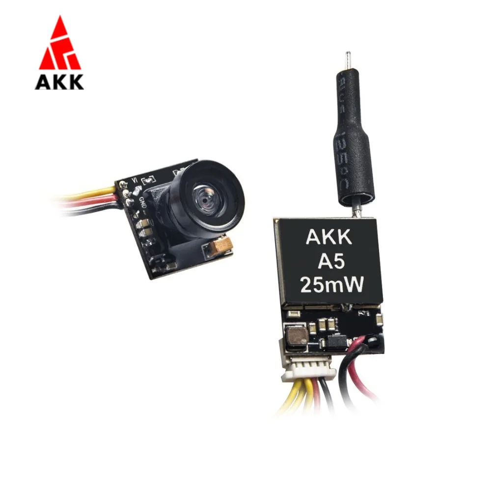 AKK A5 5,8 Ghz 40CH 25 передатчик mw FPV 600TVL CMOS микро камера переключаемая Raceband для дрона как крошечные Whoop Blade индуктрикс