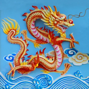 

Laeacco Cartoon Chinese Style Dragon Cloud Scene Baby Photography Backgrounds Customized Photographic Backdrops For Photo Studio