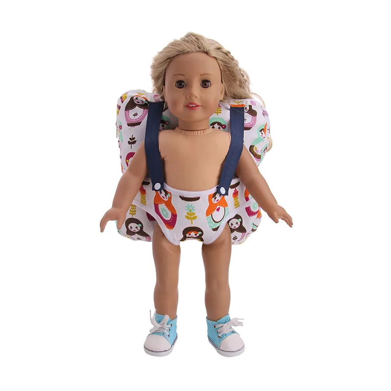Исходящие пакеты и наружная переноска кукла рюкзак аксессуары подходит 18 дюймов американский и 43 см детская кукла одежда аксессуары, игрушки для девочек