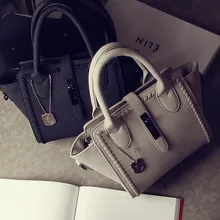 New Arrival Vintage Trapeze Tote Women Leather Handbags Ladies Party Shoulder Bags Fashion Top-Handle Bags 2017