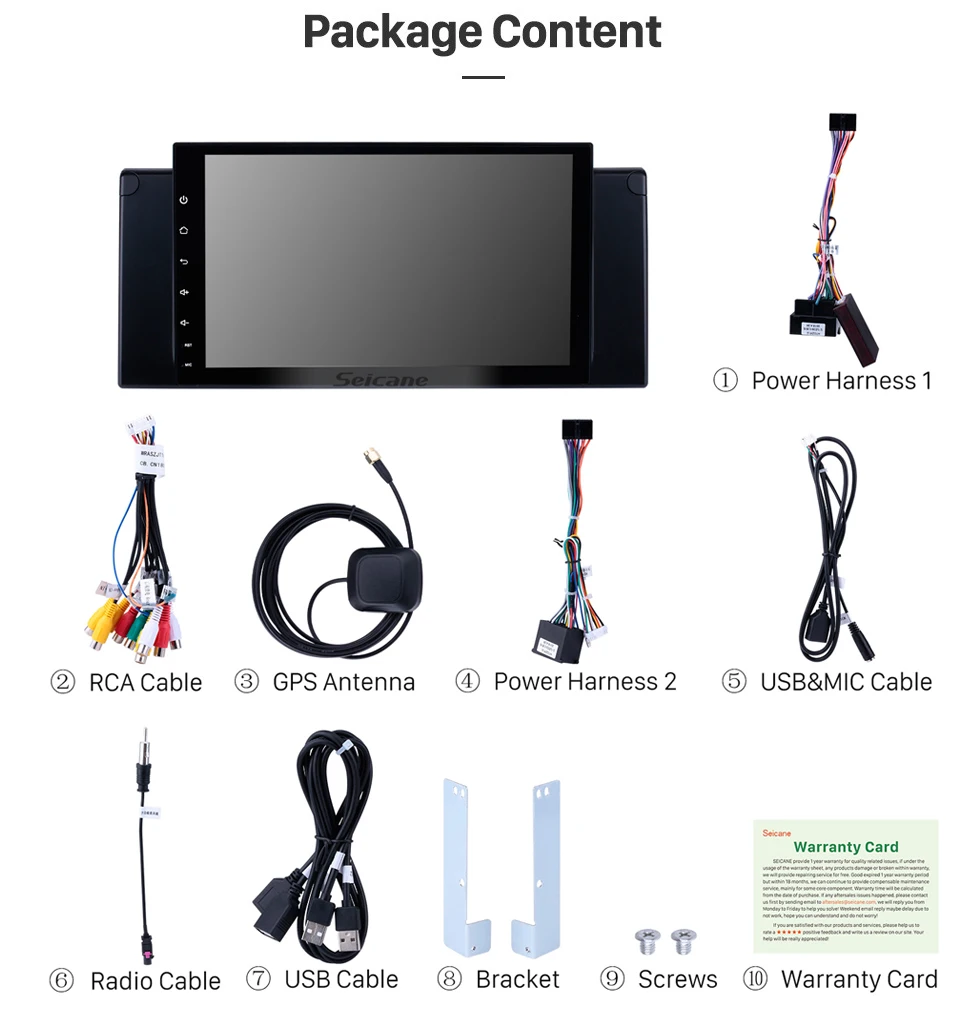 Perfect Seicane 1Din 9" Android 8.0/8.1 Head Unit Car Radio For 1996-2003 BMW 5 Series E39 520i 523i 525i M5 WiFi Multimedia Player 27 Perfect Seicane 1Din 9" Android 8.0/8.1 Head Unit Car Radio For 1996-2003 BMW 5 Series E39 520i 523i 525i M5 WiFi Multimedia Player 27