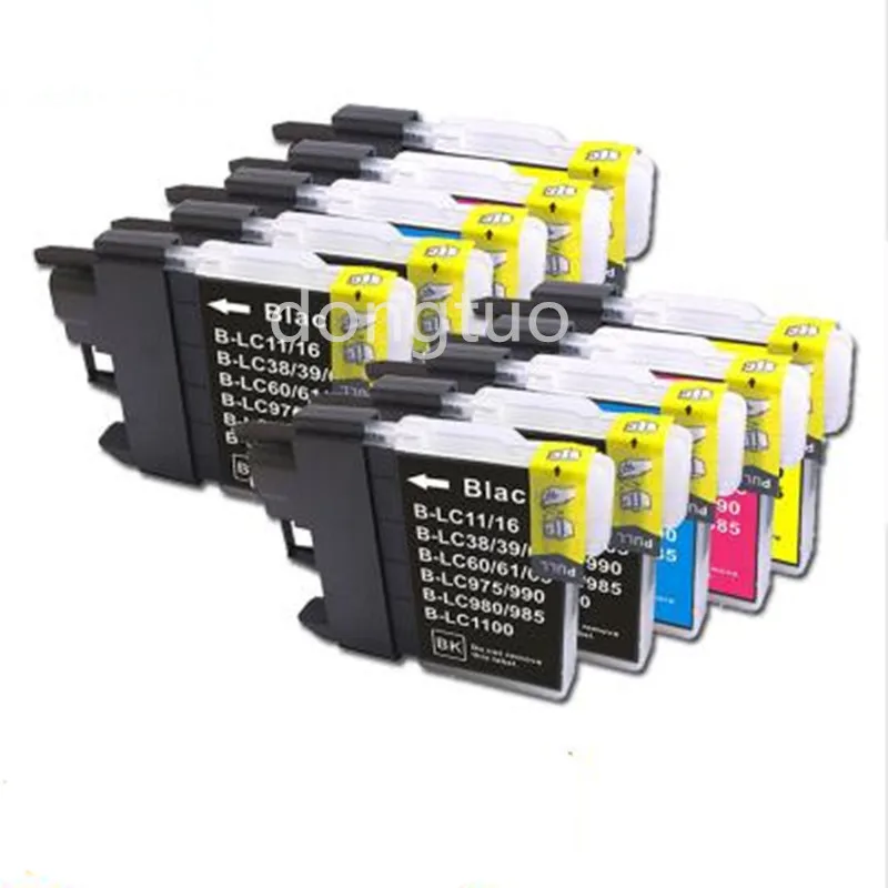 

2 Set +2BK Compatible Ink Cartridge for LC985 LC980 For Brother DCP J125 J315W J140W J515W / MFC J220 J265W J410 J415W