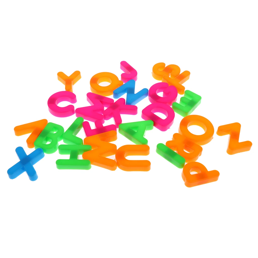 Набор из 26 штук милые английские буквы алфавита дети/ребенок Когнитивная игрушка подарок хорошо для детей дошкольного интеллекта игрушка пластик