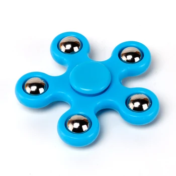 

Five Pointed Spinner 4 Colors Spiral Star Decompression Five Beads Hand Spinner Gyro Steel