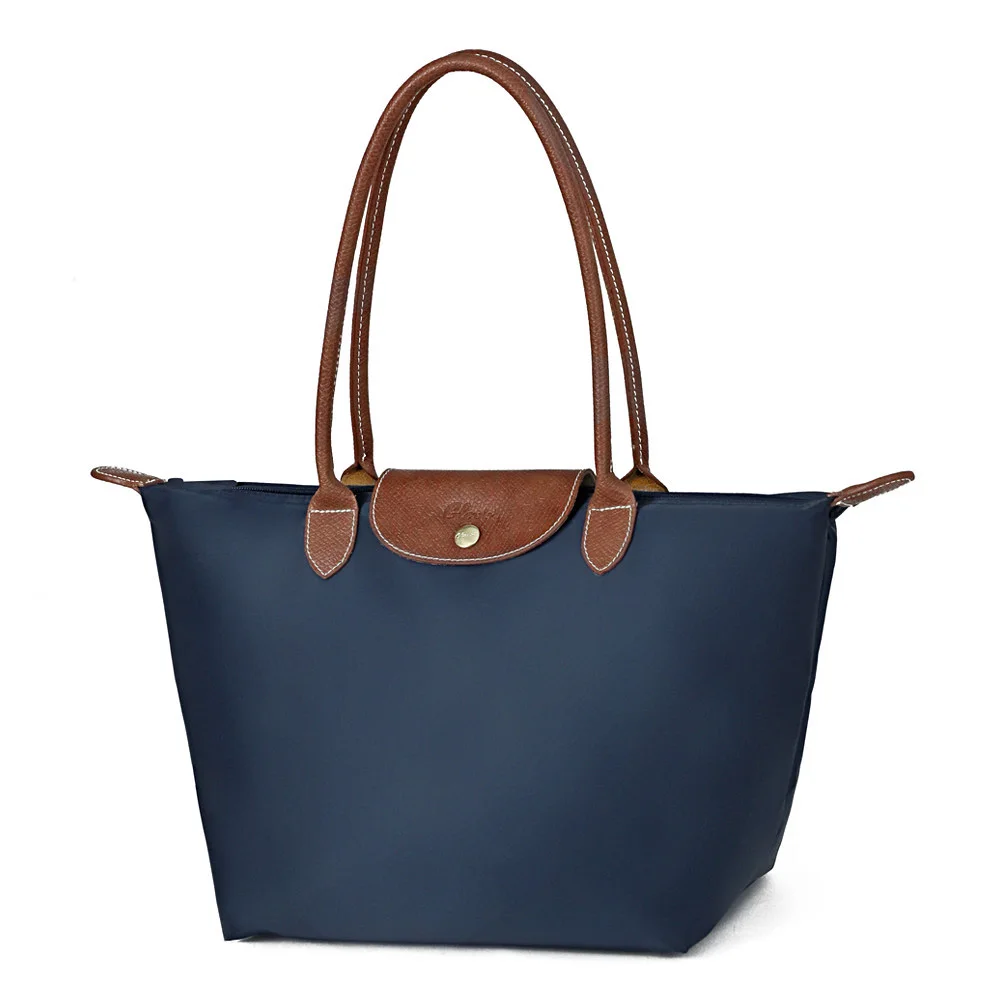 Fashion Waterproof Nylon Shopping Bag Women Foldable Shoulder Bag font b Handbag b font Ladies Simple