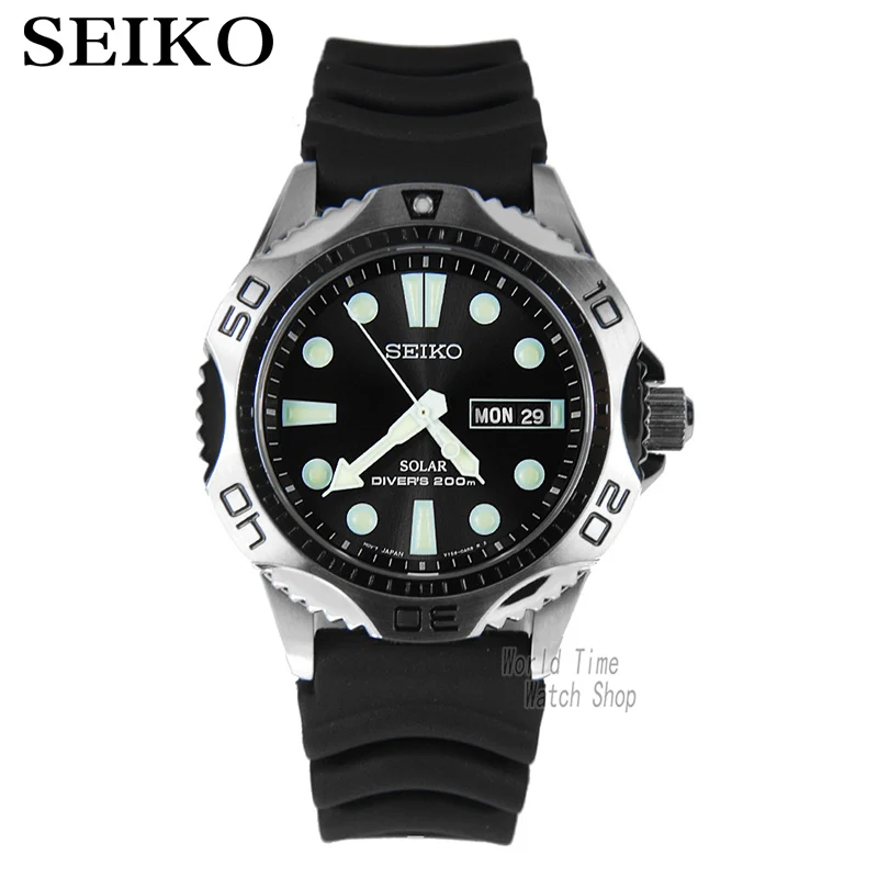 SNE107P2-A Seiko часы мужские Топ люксовый бренд водонепроницаемые спортивные наручные часы солнечные часы хронограф кварцевые мужские часы Relogio Masculino SSC009 - Цвет: SNE107P2-A