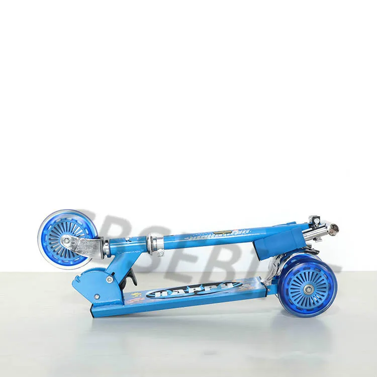 Складной Детский самокат, регулируемый трехколесный самокат, мультяшный детский скутер