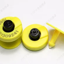 134,2 кГц ISO 11784/785 FDX-B rfid Ушные бирки для домашних животных, крупного рогатого скота, овец, свиней 100 шт./лот