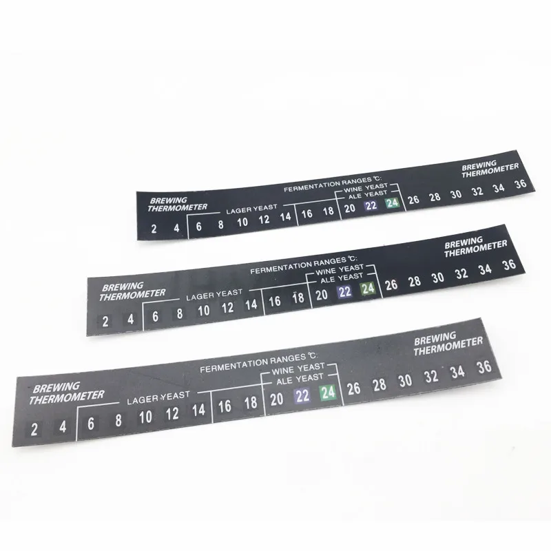 3pcslot 2-36 Degree Of Celsius Digital Stick On Thermometer For Home Brew Beer Wine Temperature For Homebrew Bar DIY Tools 