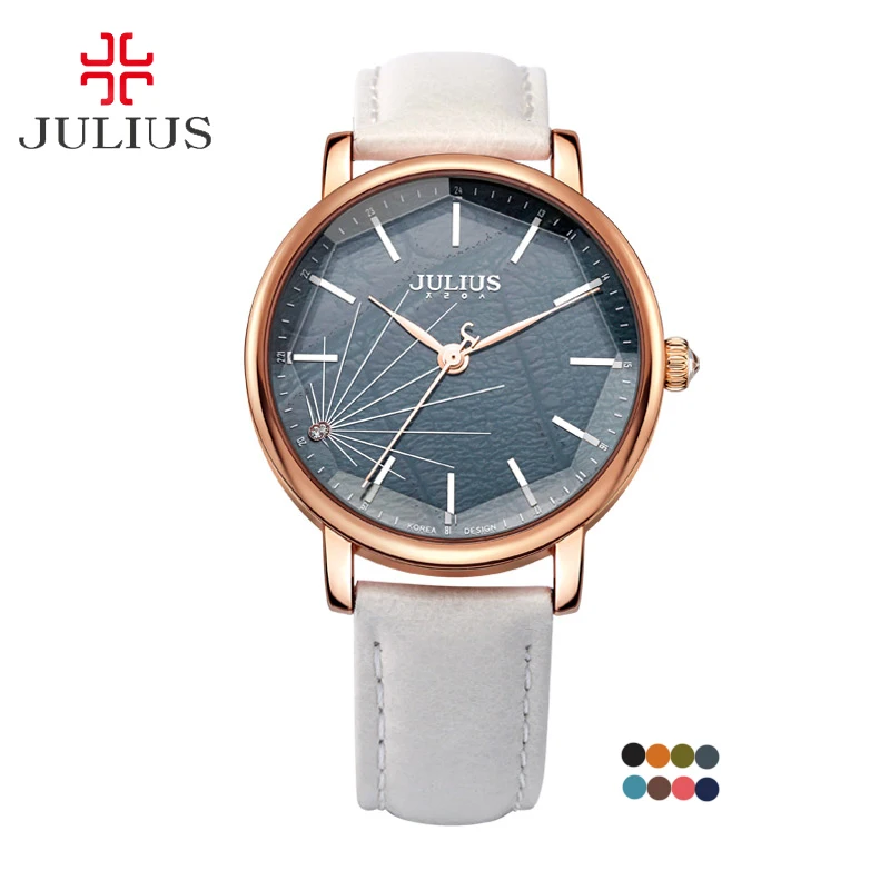 New Lady Wrist Watch Jpan Quartz Women s Hours Fine Fashion Dress Bracelet Leather Valentine Girl