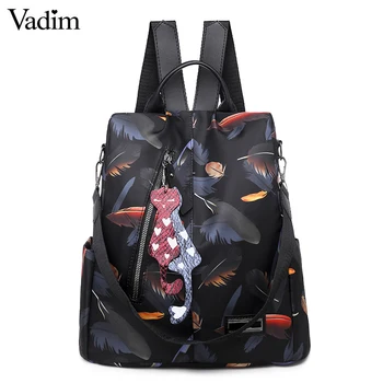 

Vadim New Fashion Backpacks 2019 Women Anti Theft Backpack Waterproof Oxford Female Small Bagpack Schoolbags for Girls Mochila