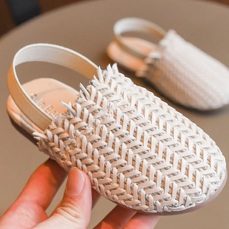 

2019 Summer Children shoes kids Shoes Toddler Baby Fur Sandals Girls 2019 Soft Anti-slip Single Shoes Chaussures pour enfants