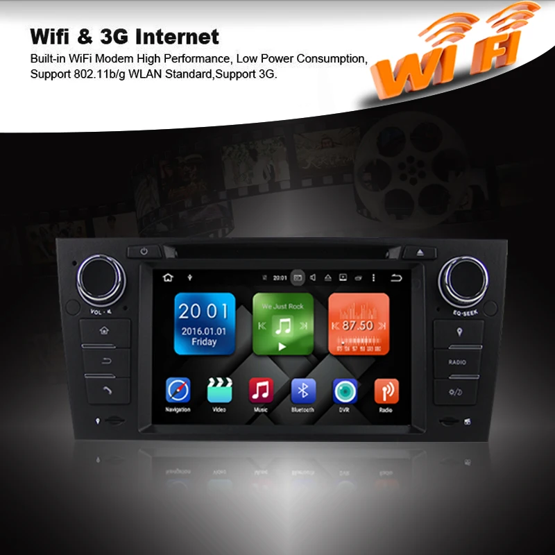 Top 4G RAM Android 9.0 Car DVD GPS Navigator For BMW 3 Series E90/E91/E92/E93 325i Car Radio stereo tape recorder bluetooth wifi 11