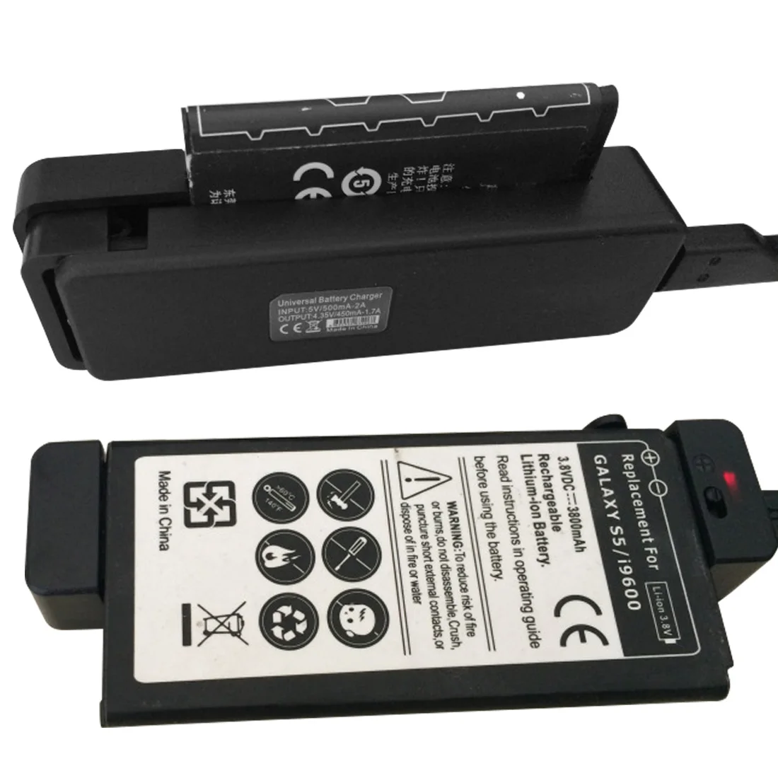 

Universal External Battery Charger Indicator High Quality For Samsung S5 Smartphone Charging Adaptor Circuit Protection
