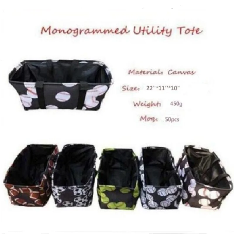 

Baseball Tote Bag Utility Sporty Weekender Handbag Open Top Extra Large Beach Tote Perfect for Travel Bag DOM1031142