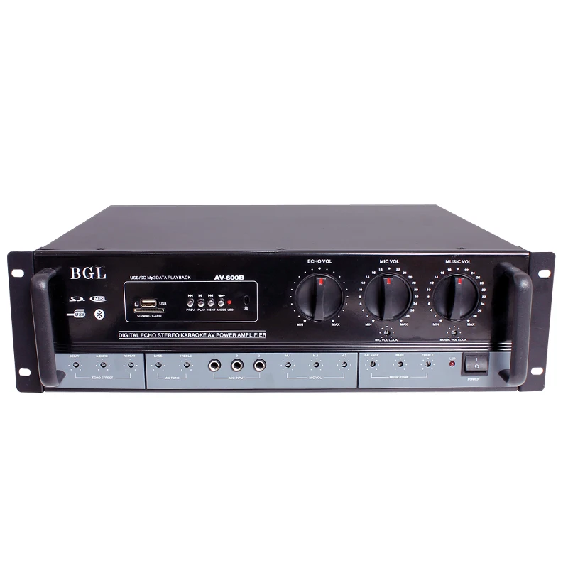 220 В профессиональный сценический звук 2 0 Bluetooth усилитель высокой мощности KTV HIFI