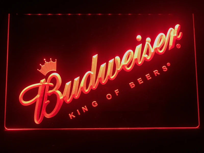 

002- Budweiser Beer Bar Pub Club NEW LED Neon Light Sign