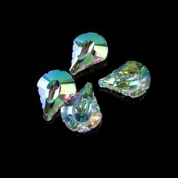 

1pieces 76mm AB Color Crystal Chandelier Prism Parts Pendant
