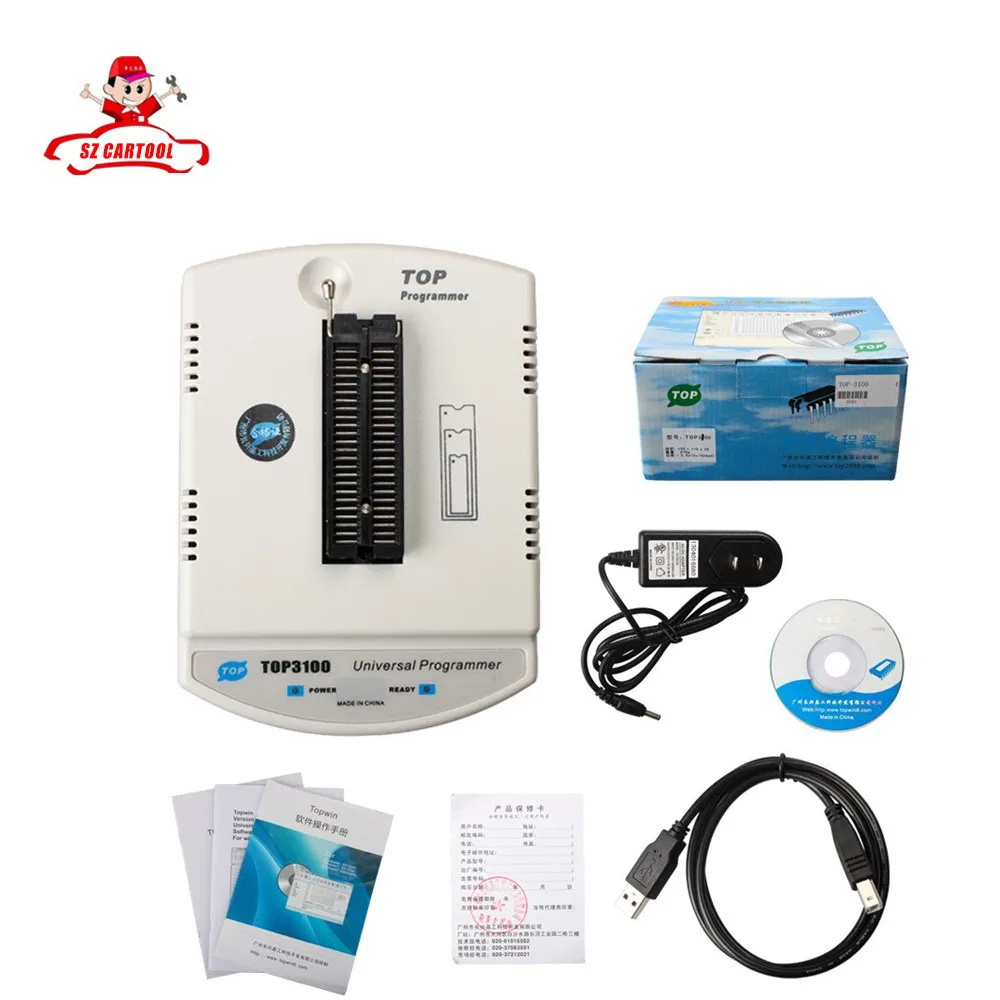 

2017 New Arrivals High Quality TOP3100 Universal Programmer USB Universal ECU Programmer Free shipping
