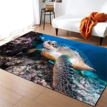3D подводный мир ковер для гостиной домашний текстиль коврики мягкие фланелевые коврики для ползания детская комната красивые ковры с рыбами ковер