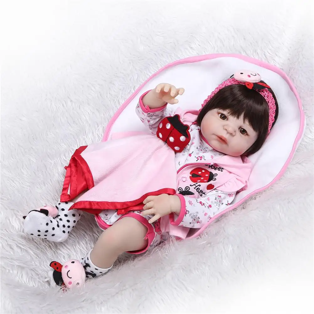 

NPK 56CM Lifelike Simulated Company Silicone Full Coverage Washable Reborn Doll