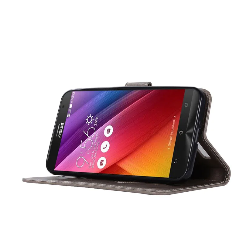 Чехол для Asus ZC550KL чехол Z010D кожаный силиконовый книжка с милым рисунком совы