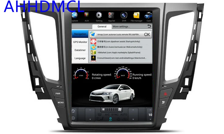 Best Car PC PAD Tesla Style Multimedia Player Android 7.1 GPS For Mitsubishi Pajero Sport L200 2WD With Air Bag Light 2016 2017 2018 3