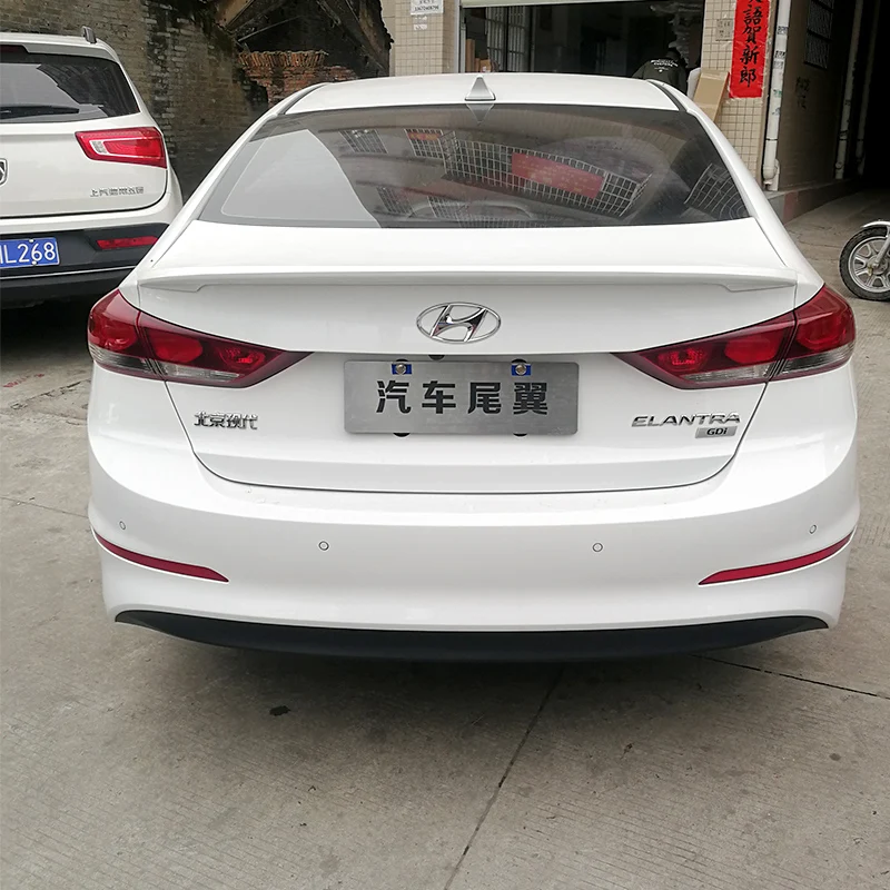 Высококачественный спойлер из АБС пластика для HYUNDAI ELANTRA 2016 2017 2018 заднего крыла