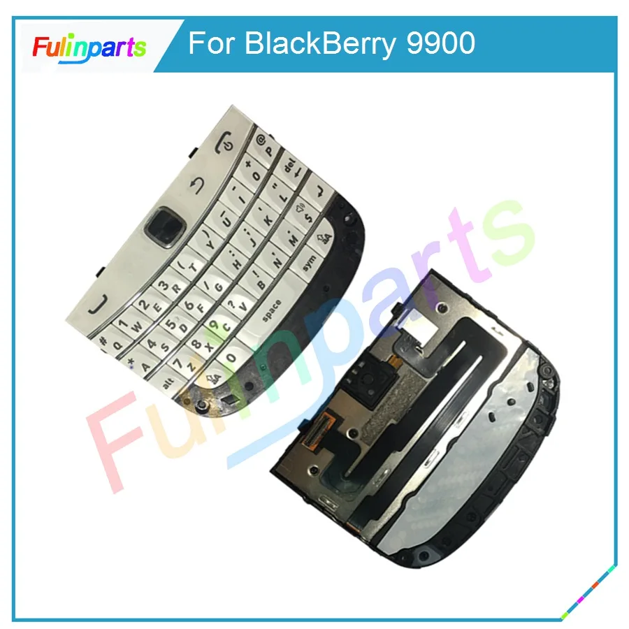 Клавиатура для BlackBerry 9900 Кнопка с гибкий кабель сменные детали черный/белый|9900