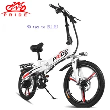 Электровелосипед 20 дюймов алюминиевый складной велосипед 48V12. 5A с батареей, электрический велосипед 350 Вт, мощный мотор, горный электровелосипед, снежный/городской электровелосипед
