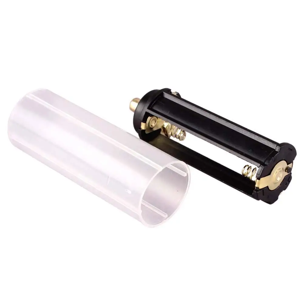 Трубка аккумулятора 18650 1 шт. + держатель AAA для фонарика|holder car|batteries militarybattery holder 9v |