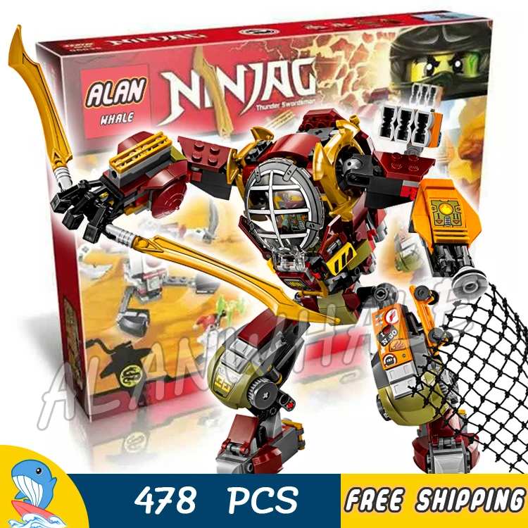 

454pcs Ninja Salvage M.E.C. Skulkin Mech Samukai Robots 10525 Model Building Blocks Children Toys Bricks Compatible With Lego