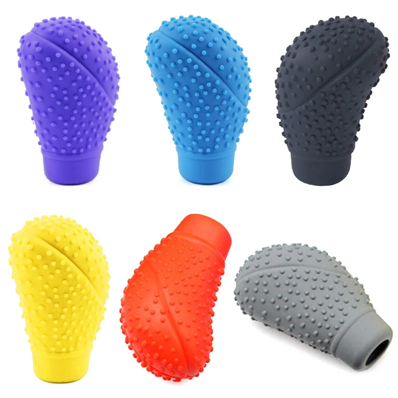 

Universal Auto Car Gear Shift Collars Antislip Soft Silicone Truck Car Gear Shifter Shift Lever Knob Cover