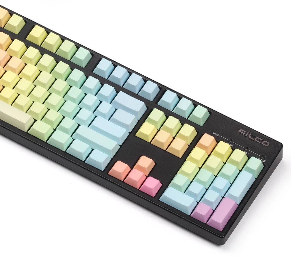 Пустой pbt keycap rainbow cherry профиль keycap для cherry mx Переключатель 104 клавиш