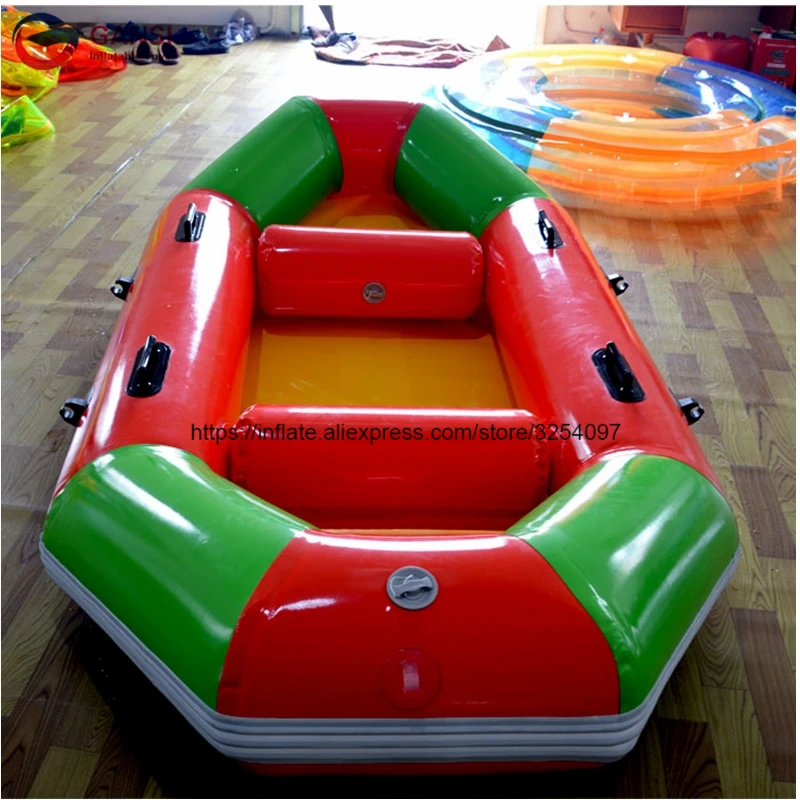 0.9Mm Pvc Professional Raft Pontoon Inflatable Rescue Boat 4.2M Drifting Inflatable Fishing Boat For Rental