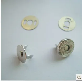 

250 Set Ultra-thin 1cm magnetic magnet clasp bronze color magnetic button metal feed buckle wallet bags magnetic snap buttons