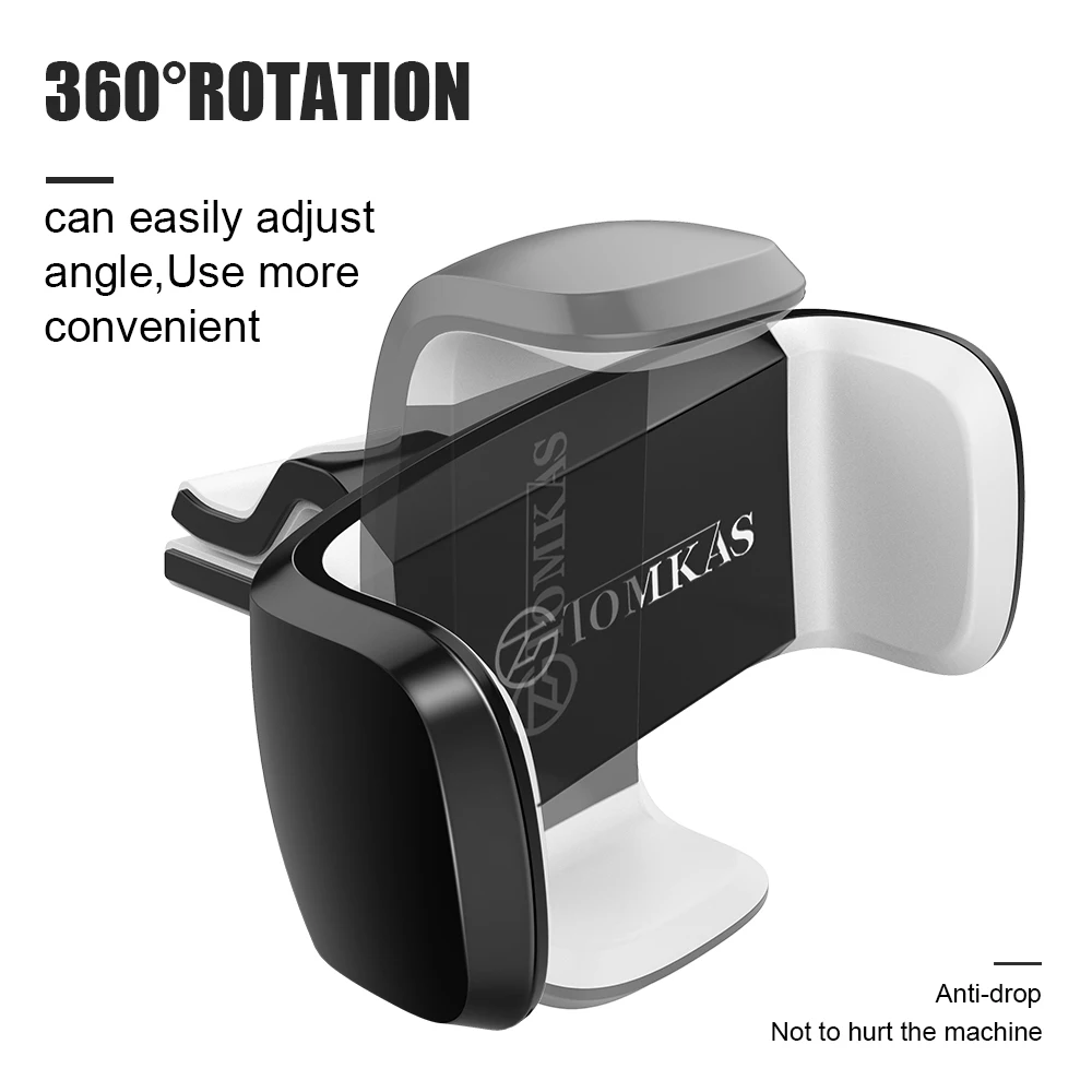  TOMKAS Universal Auto Telefon Halter Für iphone 7 6 5 Air Vent Halterung 360 Einstellbare Auto Halt