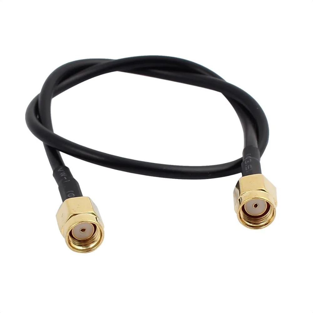 

RP-SMA Male to RP SMA Male Plug Female Pin RF Coaxial RG174 Cable Adapter RF Wifi Antenna Extension Cable
