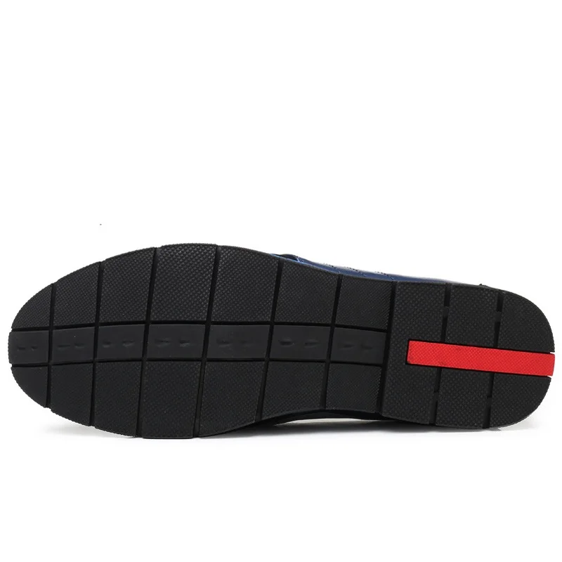 Merkmak Men Genuine Leather Shoes Fashion Design Elastic Band Solid Tenacity Comfortable Men's Shoes Big Size 48 Footwear's Flat Merkmak Men Genuine Leather Shoes Fashion Design Elastic Band Solid Tenacity Comfortable Men's Shoes Big Size 48 Footwear's Flat