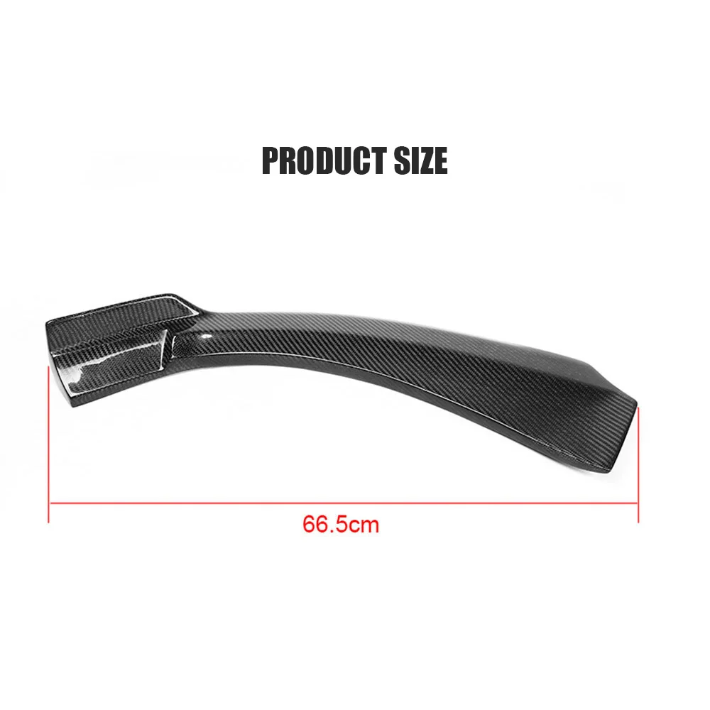 Universal ABS Universal Rear Bumper 4 Fins Diffuser Fin Fit for Dashboard Viable