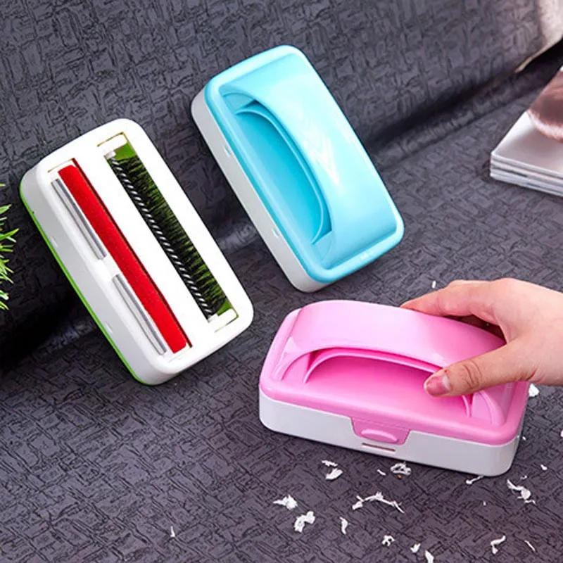 

Creative Double Brush Clothes Roller Washable Dust Lint Roller with Cover for Fluff Pet Hair Dust Remover Lint Static Sofa