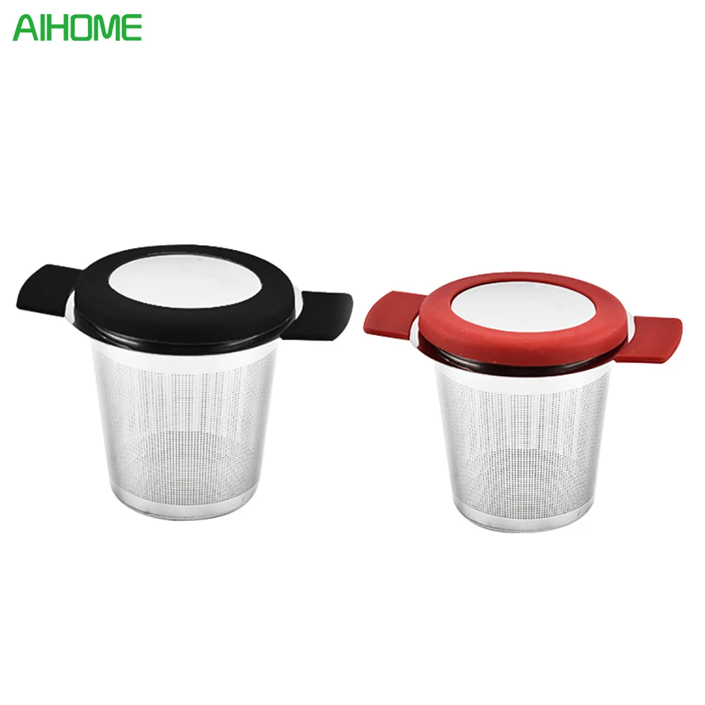 Reusable Stainless Steel Tea Infuser Basket Fine Mesh Tea Strainer With