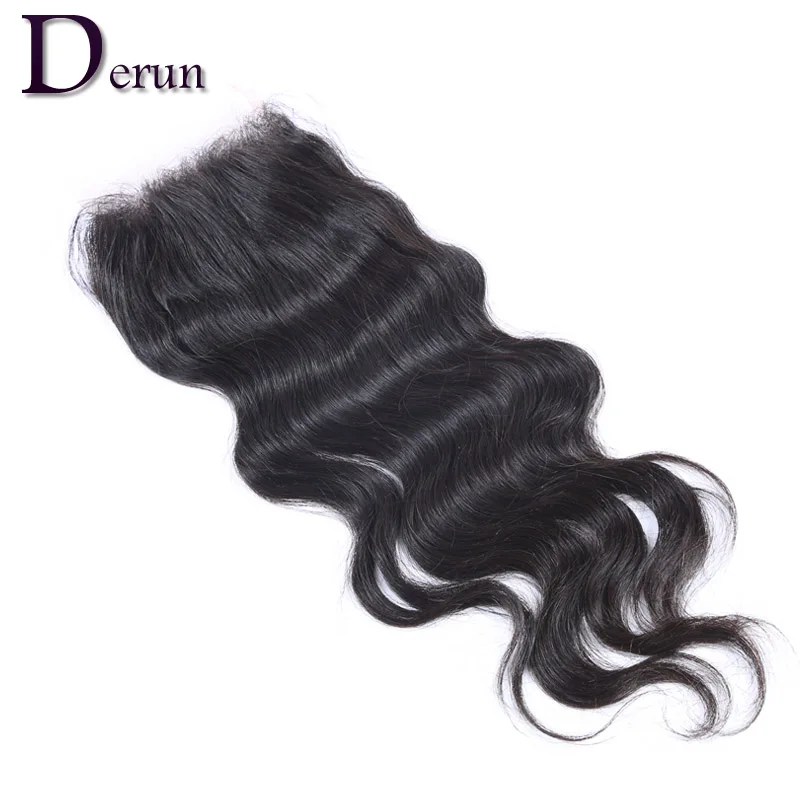 

Free shipping!Best Selling Hair Peruvian lace Closure 4*4 two-way-parting natural colour can bleached and coloured on sales